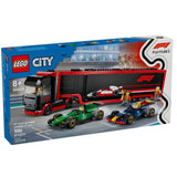 LEGO® City F1® Truck With RB20 And AMR24 F1 Cars Building Set 60445 - Radar Toys