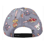 Bioworld Salior Moon Luna Artemis Items Snapback Hat - Radar Toys