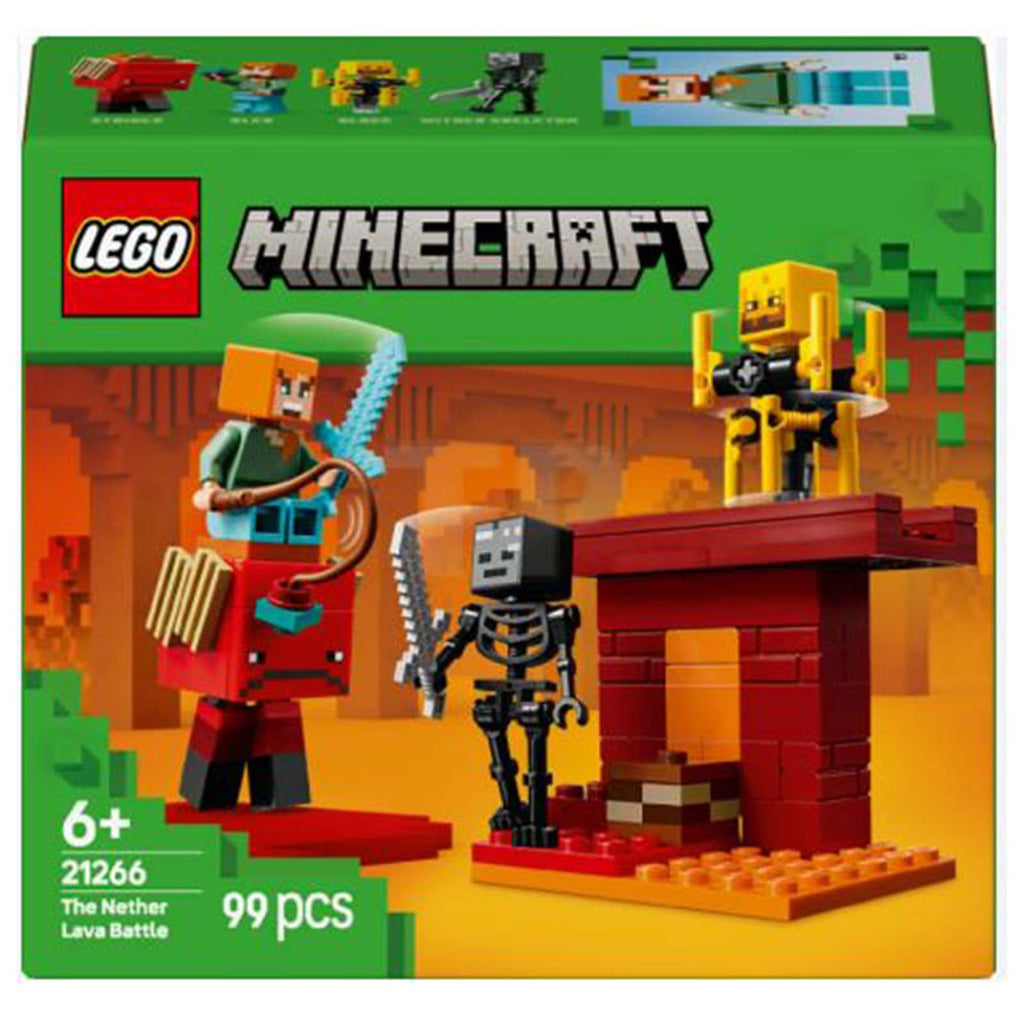 LEGO® Minecraft The Nether Lava Battle Building Set 21266