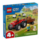 LEGO® City Red Farm Tractor With Trailer And Sheep Building Set 60461 - Radar Toys