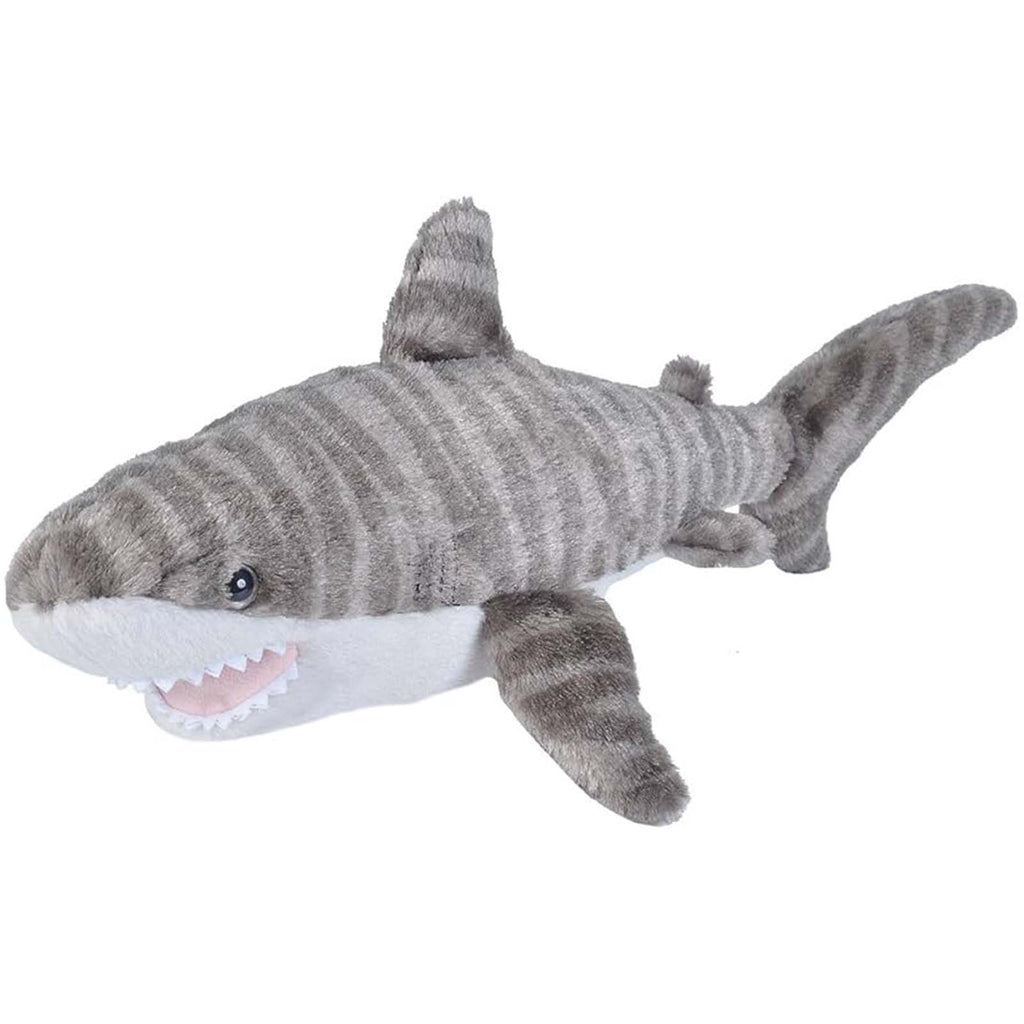 Wild Republic Cuddlekins Mini Tiger Shark 15 Inch Plush Figure