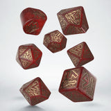 Q-Workshop Dwarven Jewels 7 Piece Dice Set - Radar Toys
