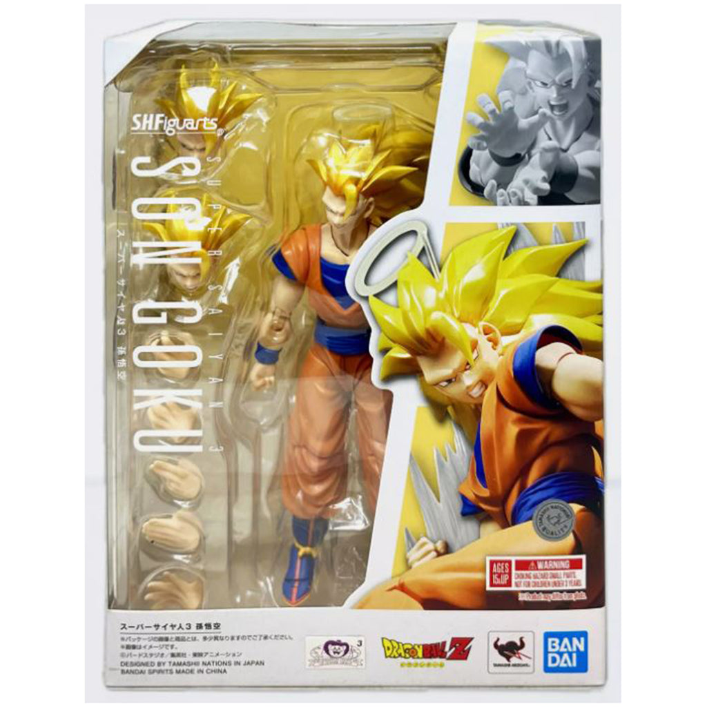 Bandai Dragon Ball Z SHFiguarts Super Saiyan 3 Son Goku Action Figure - Radar Toys