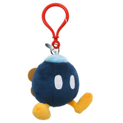 Little Buddy Nintendo Mario Bob-Omb 4 Inch Plush Bag Clip - Radar Toys