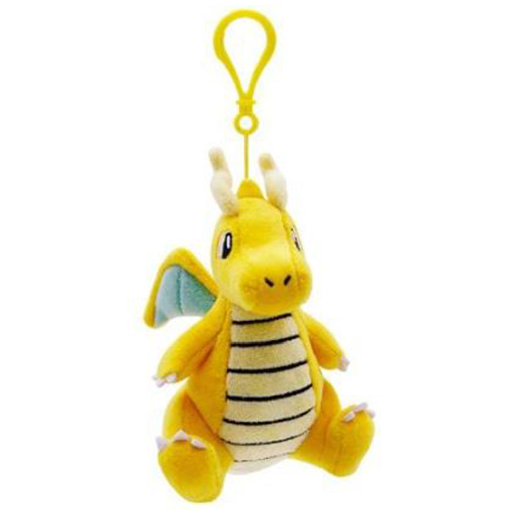 Pokemon Dragonite 5 Inch Plush Bag Clip