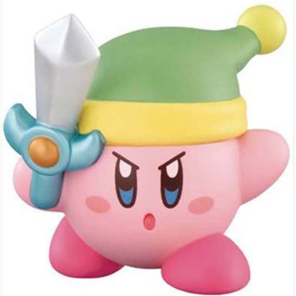 Bandai Kirby Friends Shokugan Kirby With Sword Mini Figure