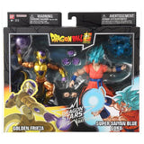 Bandai Dragon Ball Super Dragon Stars Battle Pack Golden Frieza And SS Blue Goku Figure Set - Radar Toys