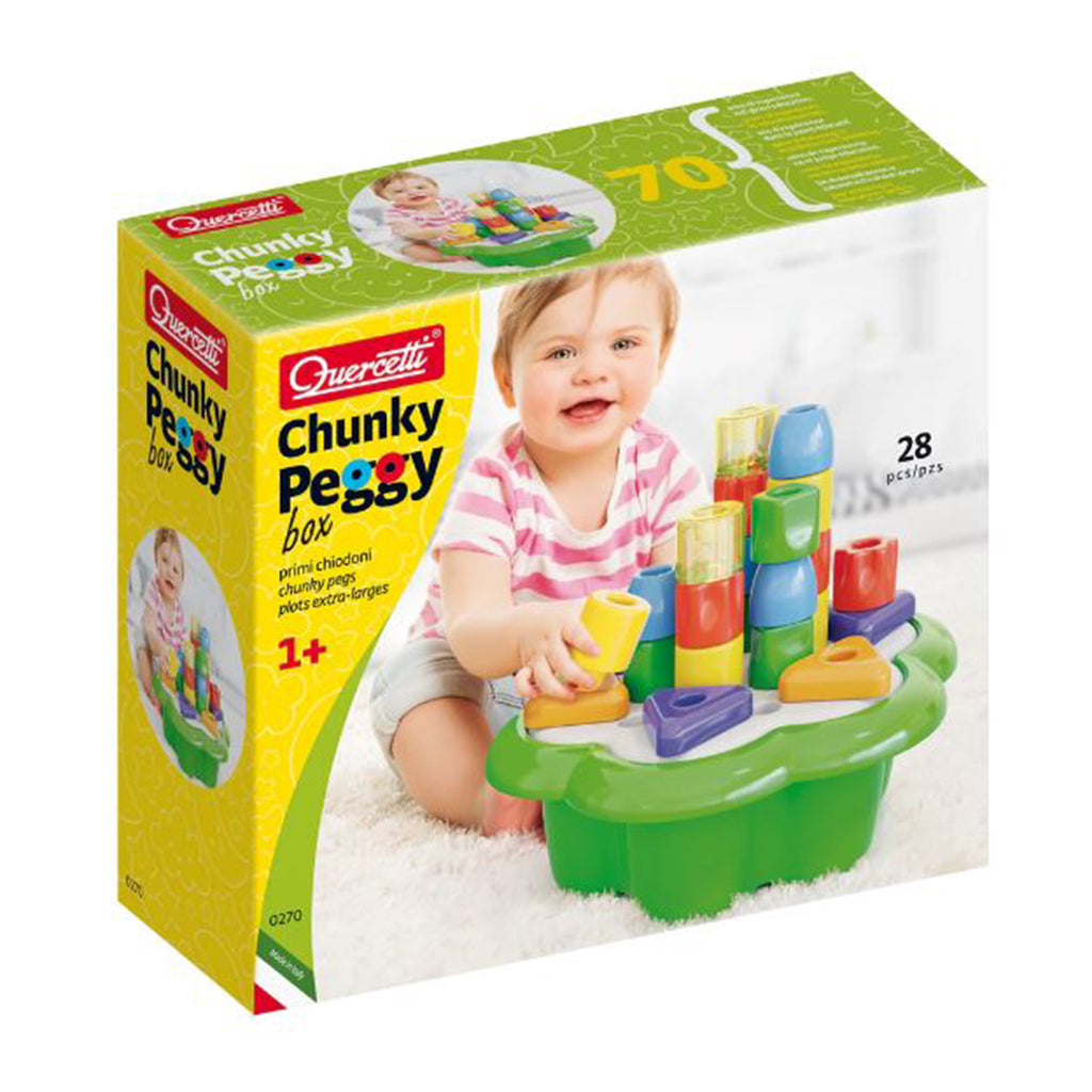 Quercetti Chunky Peggy Stacking Toy - Radar Toys