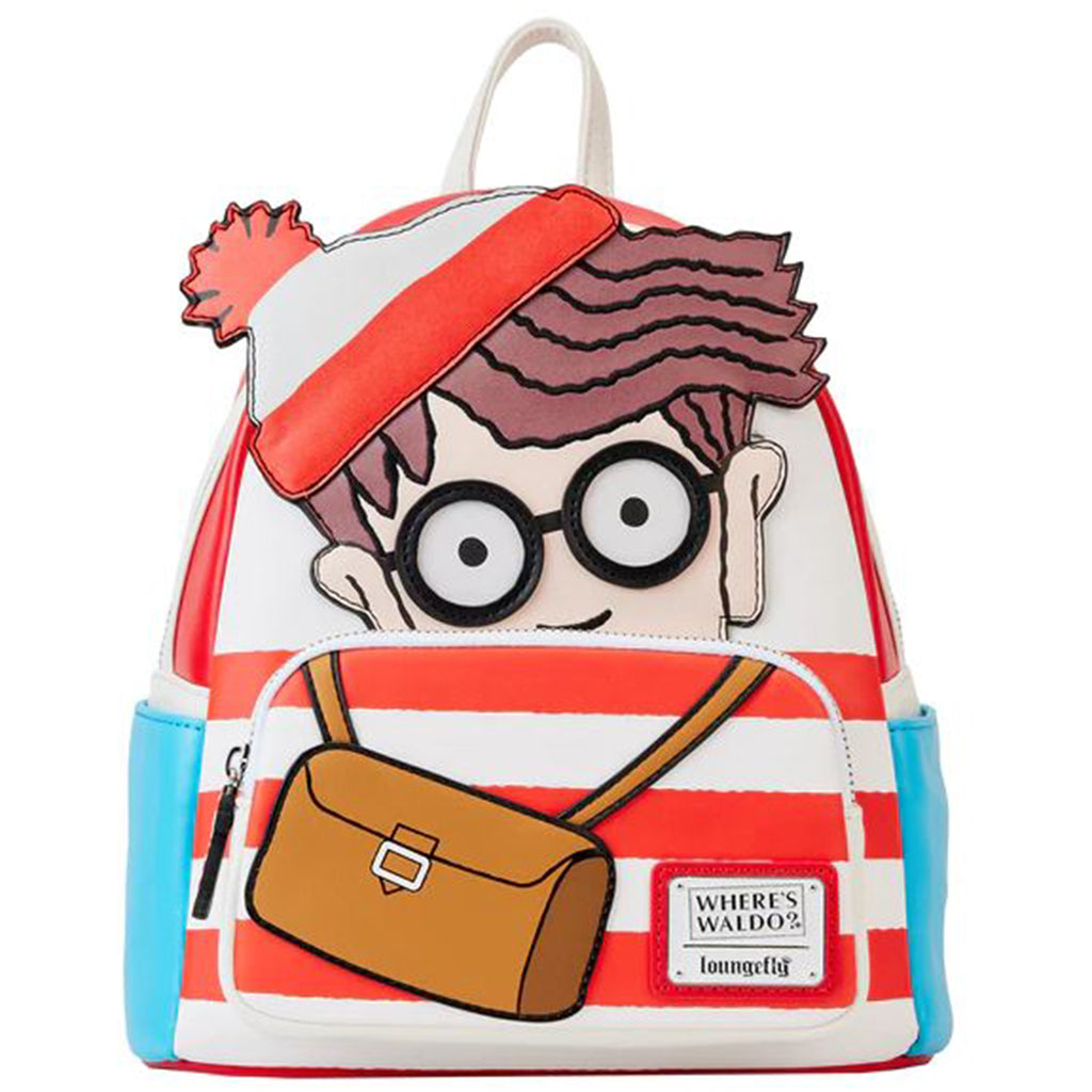Loungefly Where's Waldo Cosplay Mini Backpack