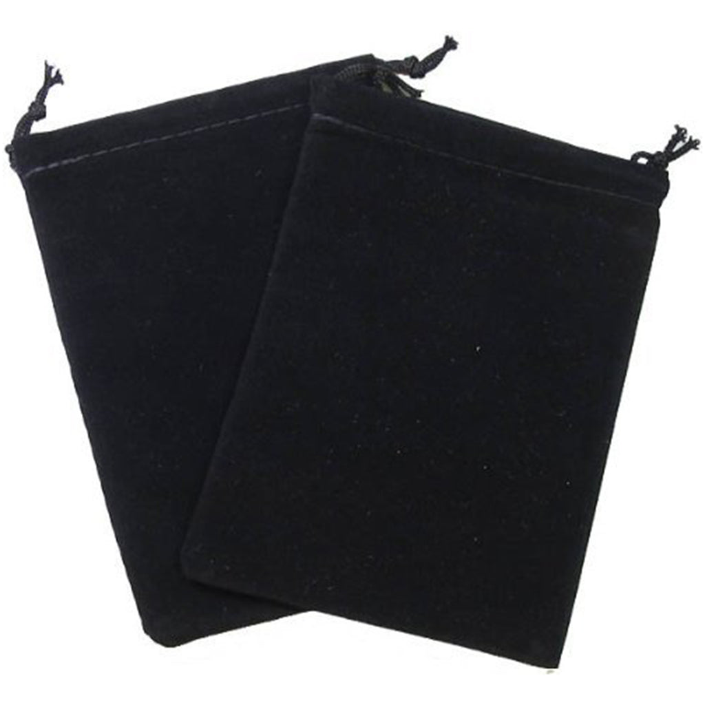 Chessex Large Black Suedecloth Dice Bag