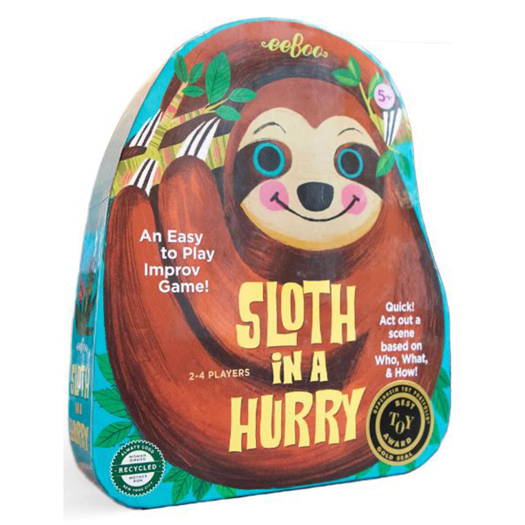 eeBoo Sloth In A Hurry Activity Game
