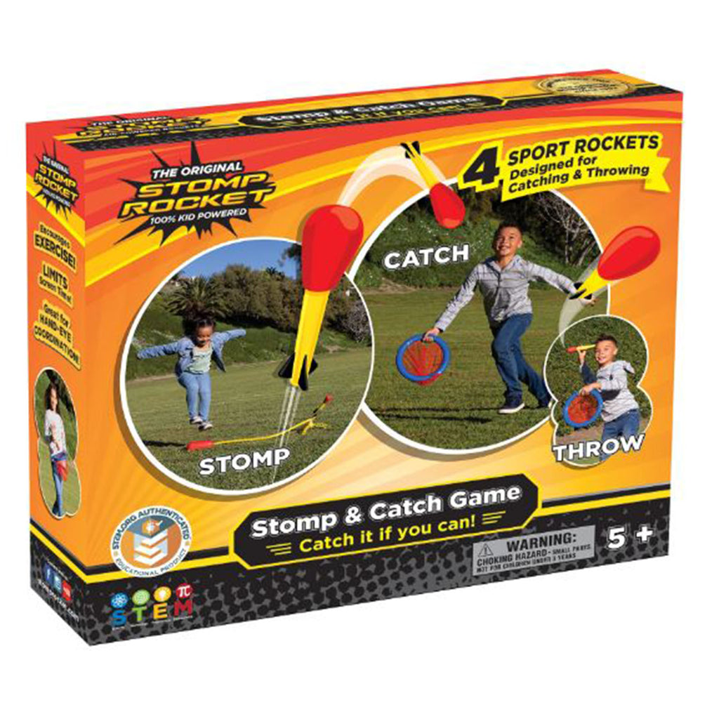 Stomp Rocket Stomp And Catch Game - Radar Toys