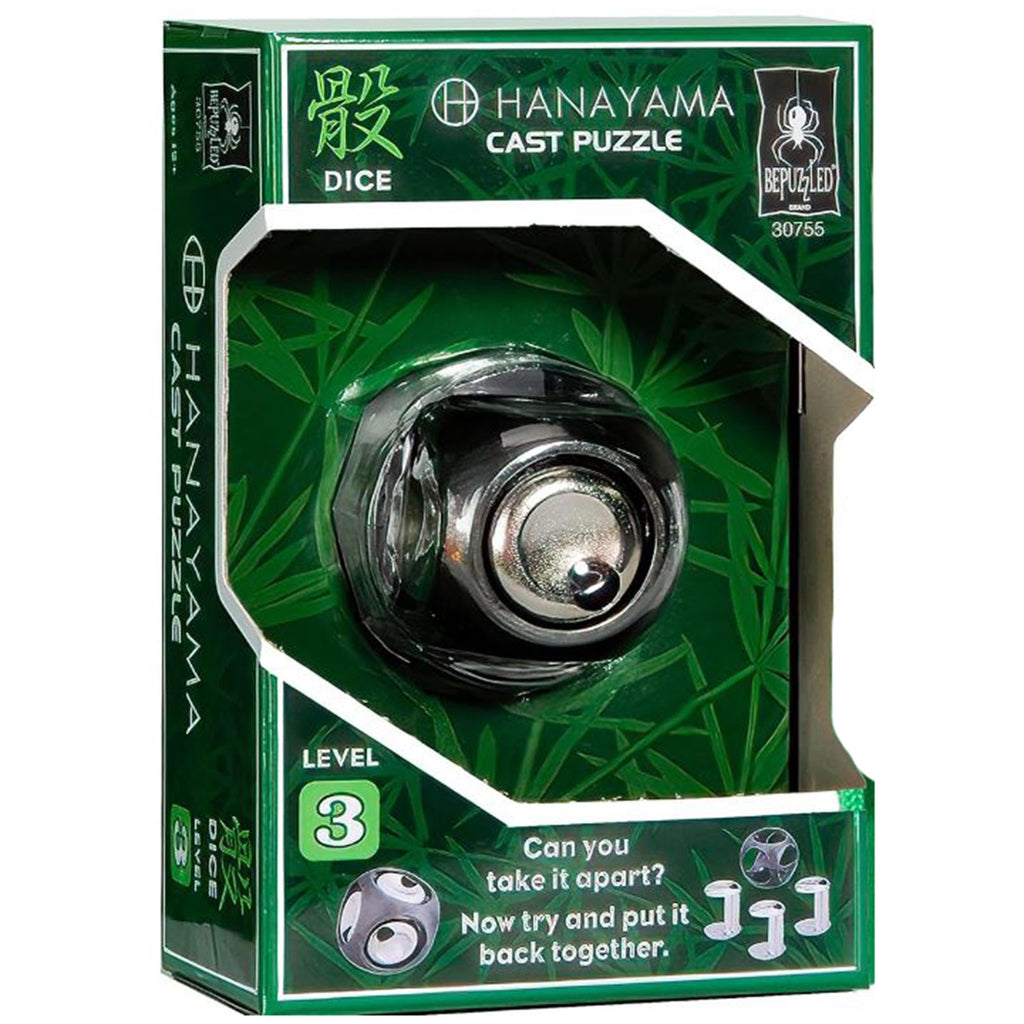 Hanayama Level 3 Dice Cast Brain Teaser Puzzle - Radar Toys