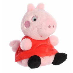 Aurora Palm Pals Peppa Pig 5 Inch Plush Figure - Radar Toys