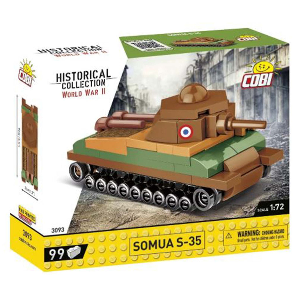 COBI Toys WWII Historical Somua S-35 Building Set - Radar Toys