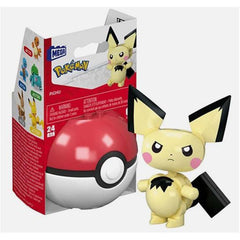 MEGA Pokemon Pichu 24 Piece Building Set - Radar Toys