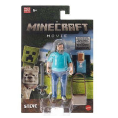 Mattel Minecraft Movie Steve Core Figure - Radar Toys