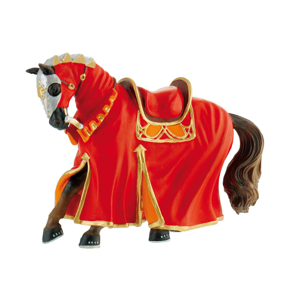 Bullyland Tournament Horse Red Animal Figure 80768