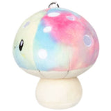 Squishable Micro Pastel Tie Dye Mushroom 3 Inch Plush Keychain - Radar Toys