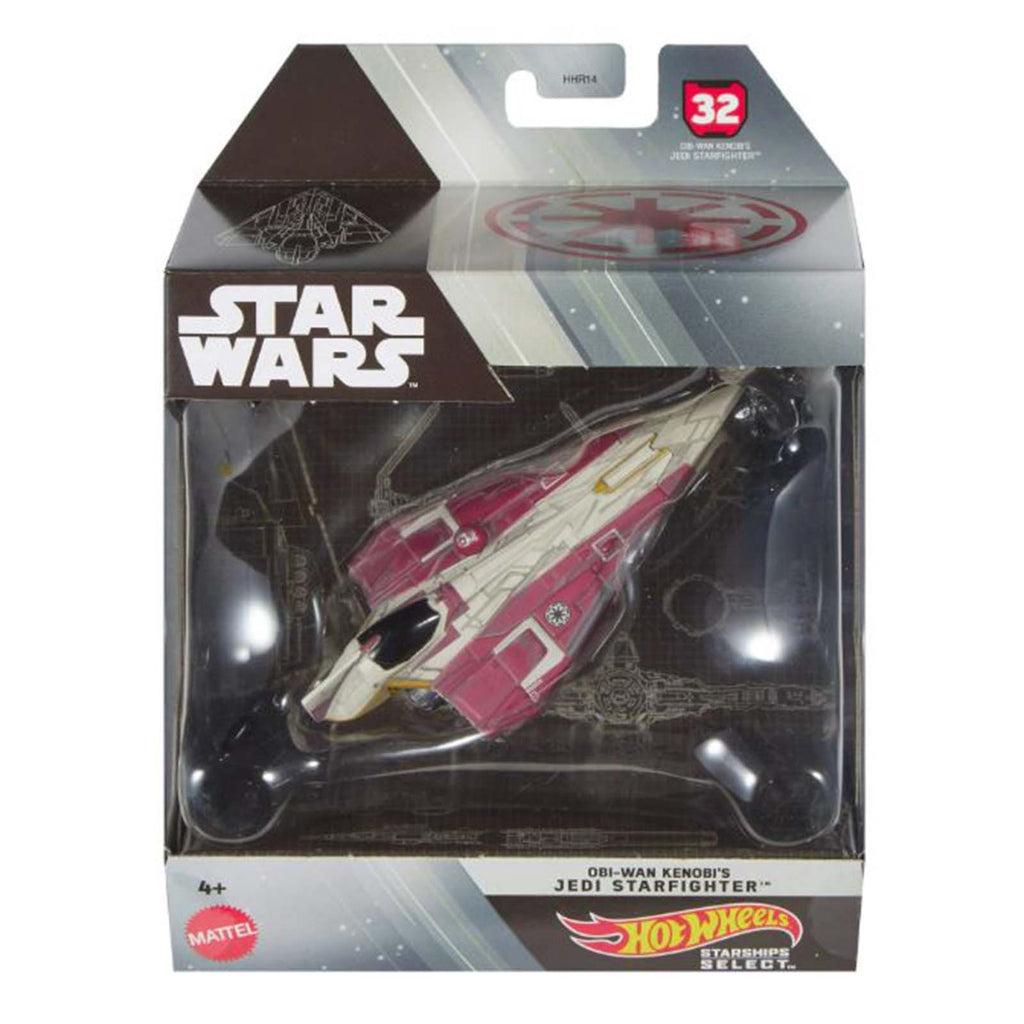 Mattel Hot Wheels Star Wars Obi-Wan Kenobi's Jedi Starfighter Diecast Ship