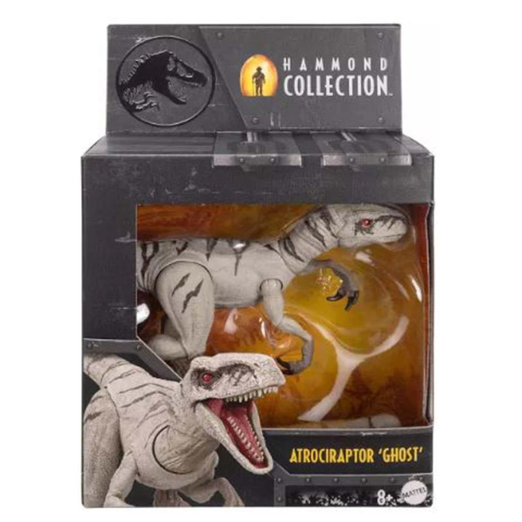 Mattel Jurassic World Hammond Collection Atrociraptor Ghost Figure