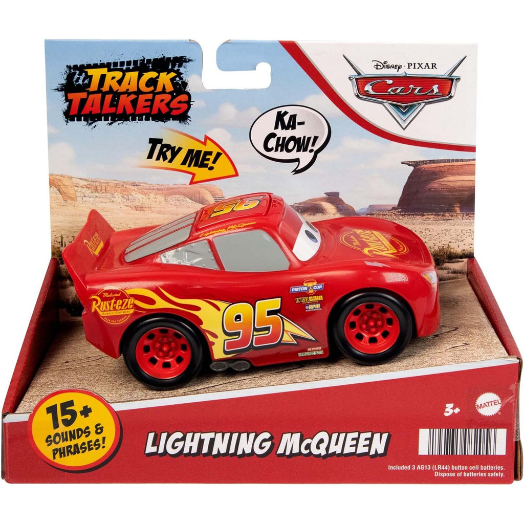 Mattel Disney Cars Track Talkers Lightning McQueen Toy Vehicle