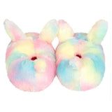 Squishable Tie Dye Bunny Adult Medium Large Plush Slippers - Radar Toys