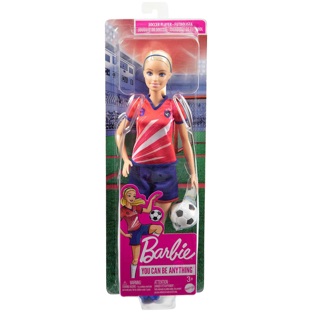 Mattel Barbie You Can Be Anything Soccer Player Doll
