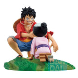 Bandai One Piece Revible Moment Monkey D Luffy And Momonosuke Ichibansho Figure - Radar Toys