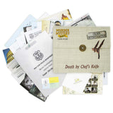 University Games Murder Mystery Party Case Files: Death by Chef's Knife Game - Radar Toys