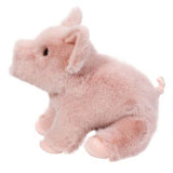 Douglas Pinkie Pig Soft 9 Inch Plush Figure - Radar Toys