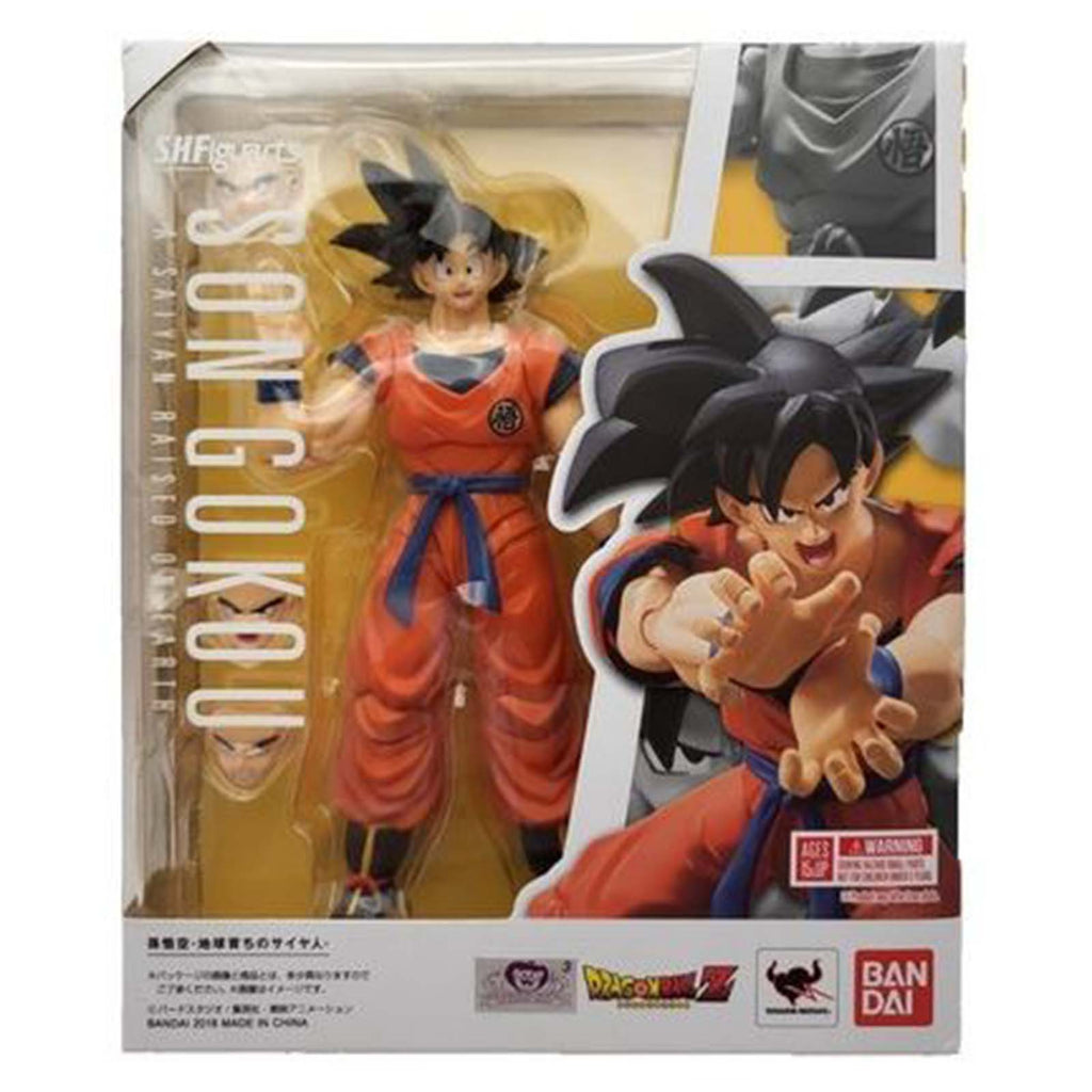 Bandai Dragon Ball Z SHFiguarts Son Goku A Saiyan Raised On Earth Figure