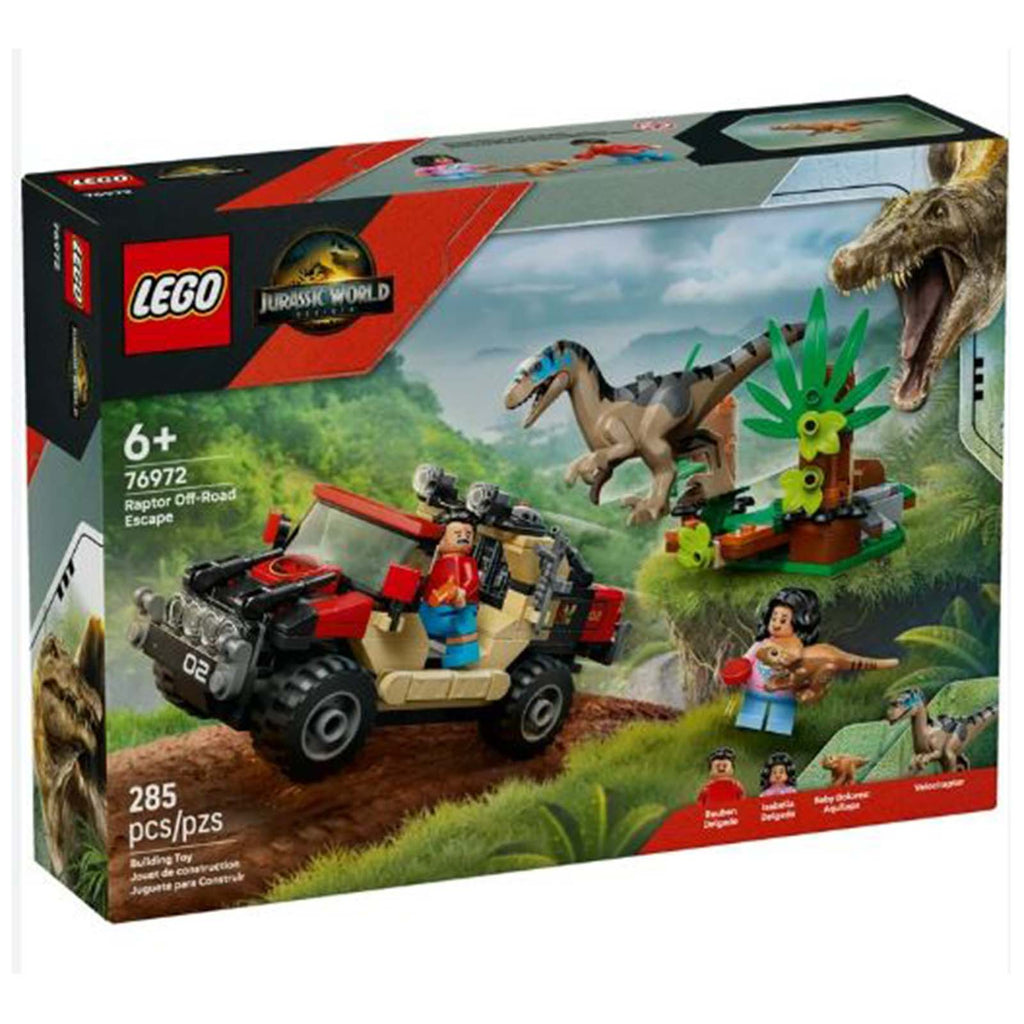 LEGO® Jurassic World Rebirth Raptor Off-Road Escape Building Set 76972