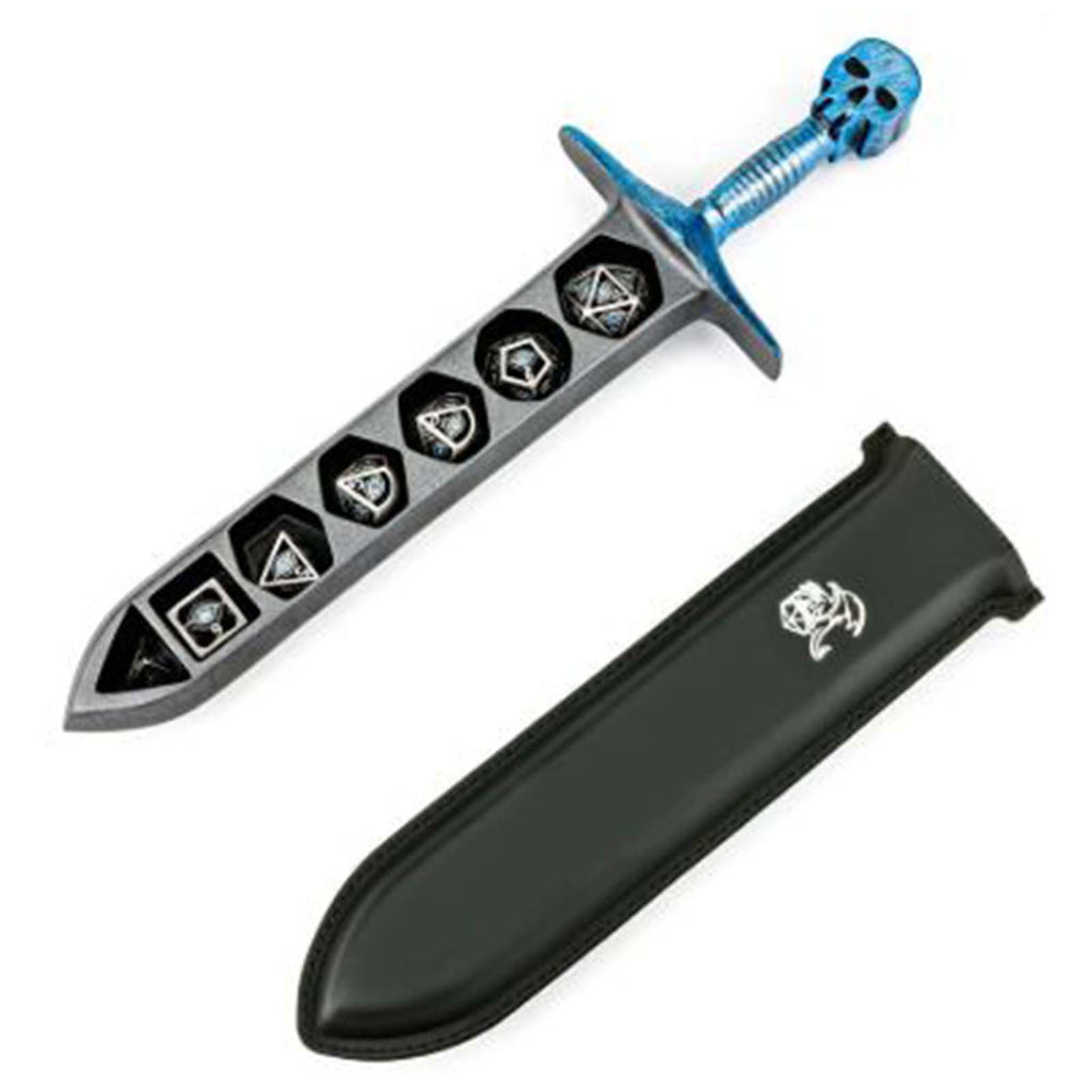 Hymgho Grim Dagger Dice Case With Red Sheath Red Cover