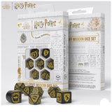 Q-Workshop Harry Potter Hufflepuff Modern Black 7 Piece Dice Set - Radar Toys