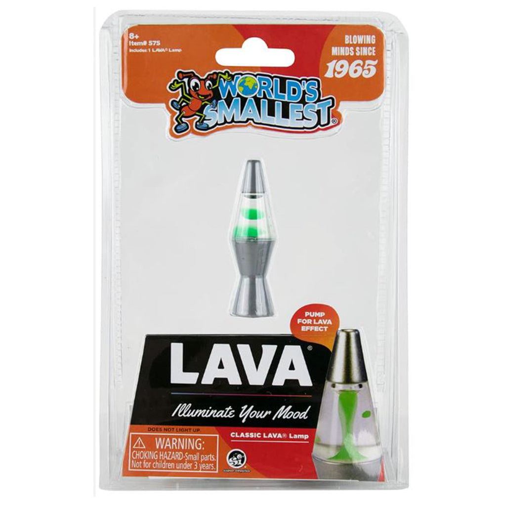 Super Impulse World's Smallest Green Lava Lamp Figure - Radar Toys