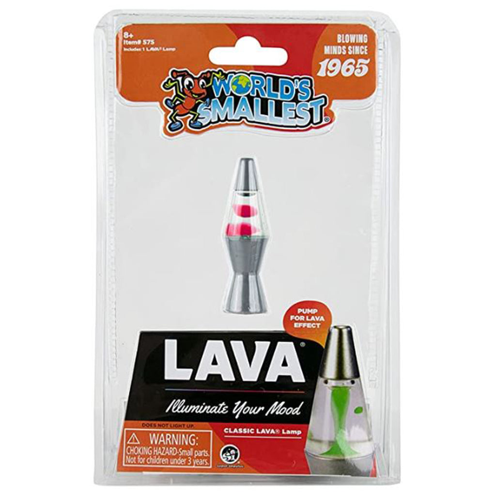 Super Impulse World's Smallest Red Lava Lamp Figure - Radar Toys