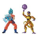 Bandai Dragon Ball Super Dragon Stars Battle Pack Golden Frieza And SS Blue Goku Figure Set - Radar Toys