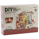 Robotime Rolife DIY Miniature House Christmas Snow House Wooden Model Kit - Radar Toys