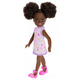 Mattel Barbie Family And Friends Club Chelsea Brunette Floral Dress Doll - Radar Toys