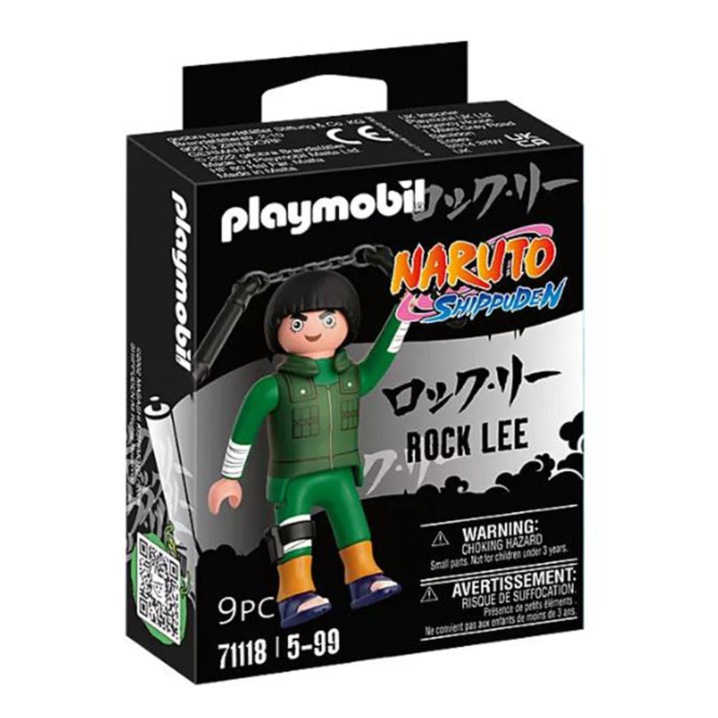 Playmobil Naruto Shippuden Rock Lee Building Set 71118 - Radar Toys
