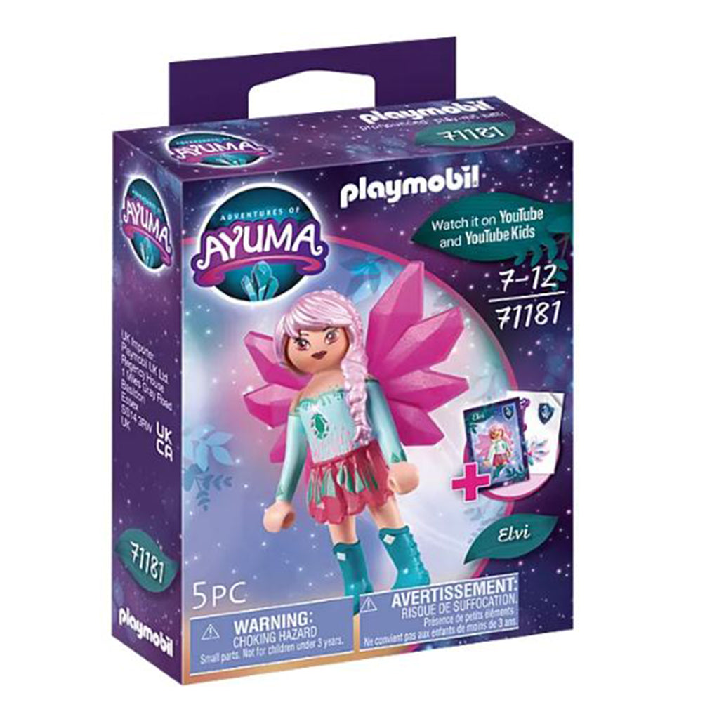 Playmobil Ayuma Crystal Fairy Elvi Building Set 71181