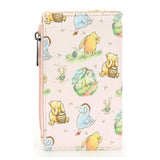 Comeco Winnie The Pooh Book All Over Print Pink Vinyl Wallet - Radar Toys