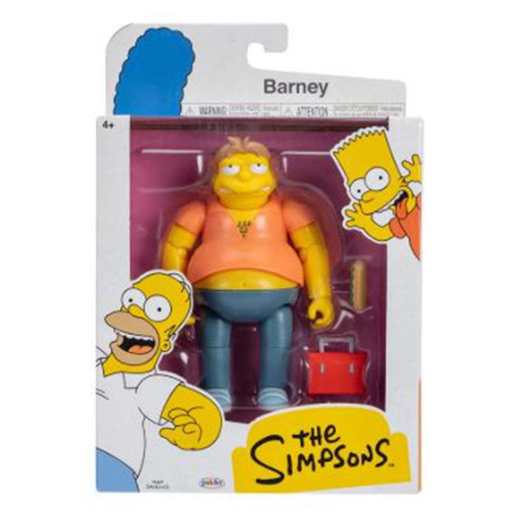 Jakks The Simpsons Wave 4 Barney 5 Inch Action Figure - Radar Toys