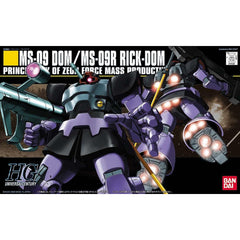 Bandai Mobile Suit Gundam HG Universal Century MS-09 Dom Rick-Dom 1:144 Scale Model Kit - Radar Toys