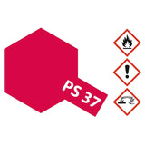 Tamiya Color PS-37 Translucent Red Polycarbonate Spray Paint 100mL - Radar Toys