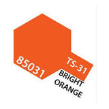 Tamiya Color For Plastics TS-31 Bright Orange 100mL Spray Paint Can TAM85031 - Radar Toys