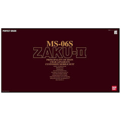 Bandai Gundam Universal Century PG MS-06S Char's Zaku II Model Kit - Radar Toys