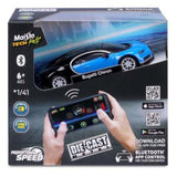 Maisto Tech RC Bugatti Chiron Bluetooth App RC Vehicle - Radar Toys