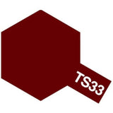 Tamiya Color TS-33 Dull Red Gloss Spray Lacquer 100mL - Radar Toys